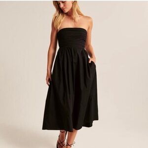 Black Strapless Dress- Abercrombie
